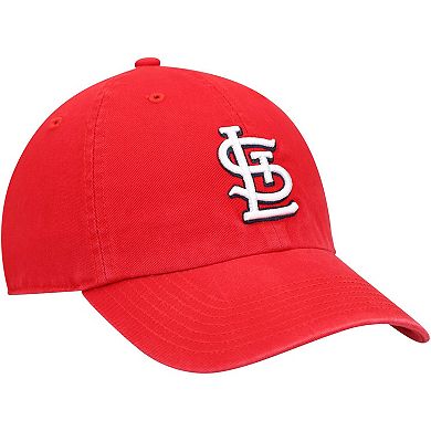 Youth '47 Red St. Louis Cardinals Team Logo Clean Up Adjustable Hat