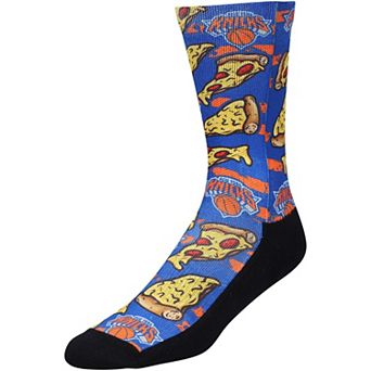 Men's Rock Em Socks New York Knicks New York Style Pizza Crew Socks