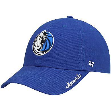 Women's '47 Blue Dallas Mavericks Miata Clean Up Logo Adjustable Hat