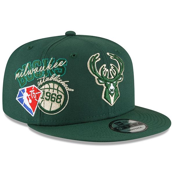 Milwaukee Bucks New Era 2023 NBA Draft 9TWENTY Adjustable Hat - Hunter  Green