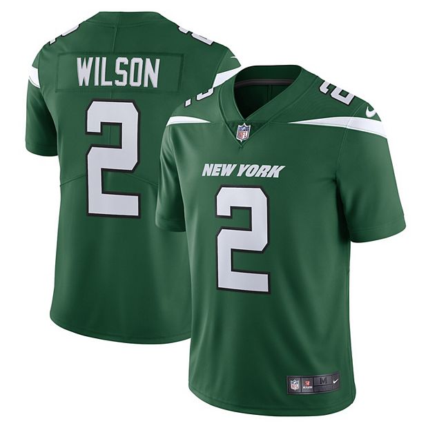 Men's Nike Zach Wilson Gotham Green New York Jets Vapor Limited Jersey
