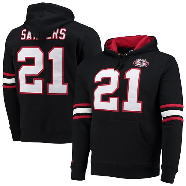 Men's Atlanta Falcons Deion Sanders Mitchell & Ness Black Retired