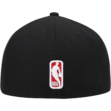 Men's New Era Black Portland Trail Blazers Team Wordmark 59FIFTY Fitted Hat