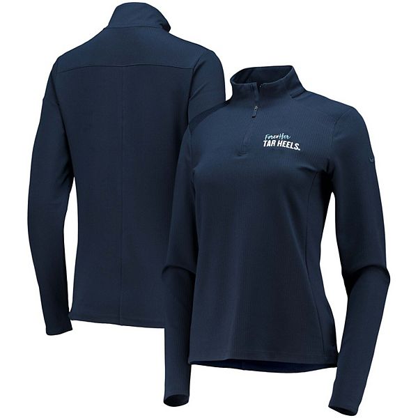 Women's Nike Navy North Carolina Tar Heels ForevHER Victory QuarterZip