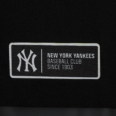 Men's Levelwear Black New York Yankees Sector Raglan Polo