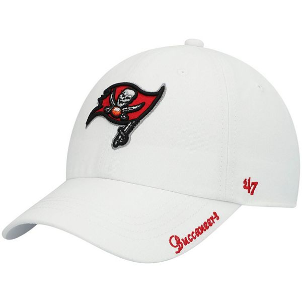 Men's '47 White Tampa Bay Buccaneers Brrr Technology Chamberlain Hitch Adjustable Hat