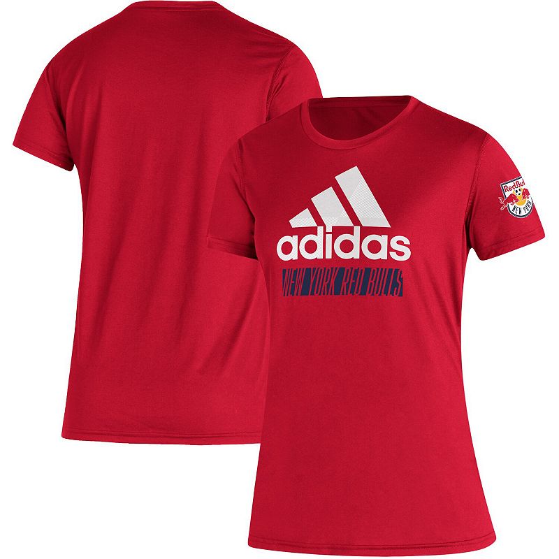 Womens adidas Red New York Red Bulls Creator Vintage T-Shirt, Size: Small