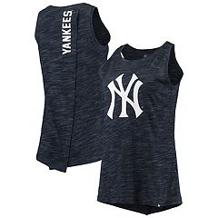 New era MLB Seasonal Team Logo New York Yankees Sleeveless Crew Neck T-Shirt  Pink