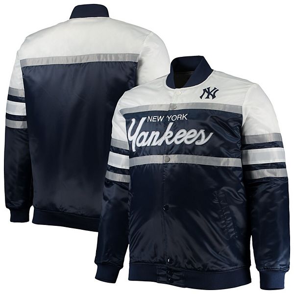 New York Yankees Mitchell & Ness Colorblocked Satin Raglan Full