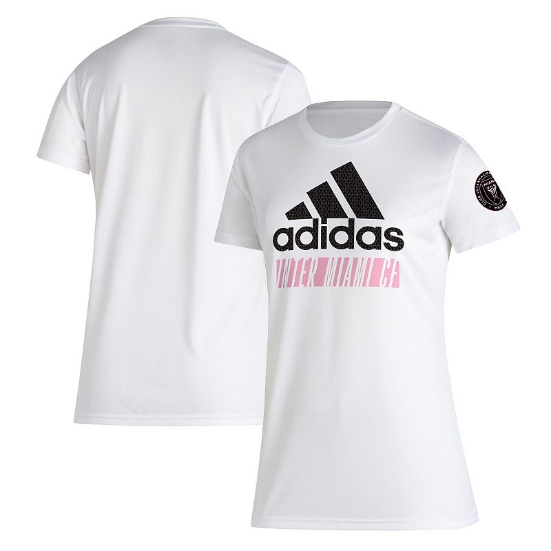 Womens adidas White Inter Miami CF Creator Vintage T-Shirt, Size: Medium