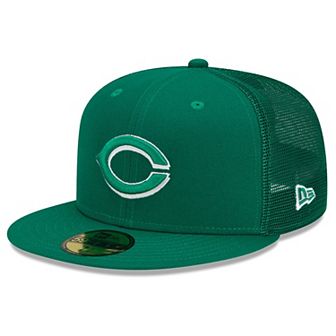 Men's New Era Green Cincinnati Reds 2022 St. Patrick's Day On-Field 59FIFTY Fitted Hat