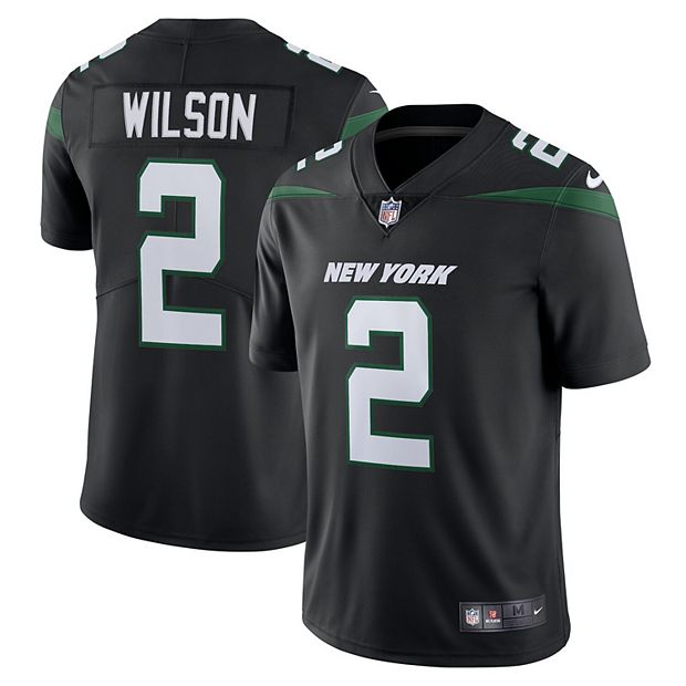 Nike Men's New York Jets Zach Wilson #2 Reflective Black Limited