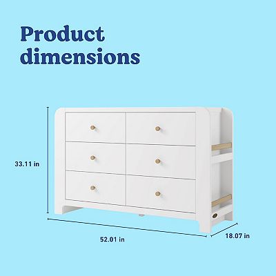 dresser bookshelf Sikaic Versatile Tall Bookcase with 3 Drawers And 3-Tier Open Shelves, 73 Inches, White Tall Storage Cabinet is an ideal storage solution for kitchen Graco Read-with-Me 6 Drawer Dresser