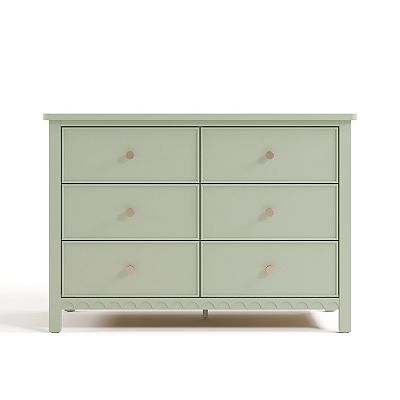 pale green dresser Charlotte Bedside Dresser | Maine Cottage Natural Maple Painted Wood | American-Made main image 1