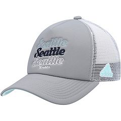 Adidas Women's adidas Navy/White Seattle Kraken Foam Trucker Snapback - Hat