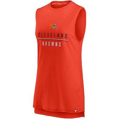 Women's Fanatics Branded Orange Cleveland Browns True Contender Tank Top