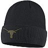 Men's Nike Texas Longhorns Black & Olive Cuffed Knit Hat