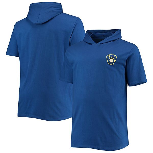 Profile Men's Royal Milwaukee Brewers Big and Tall Button-Up Shirt