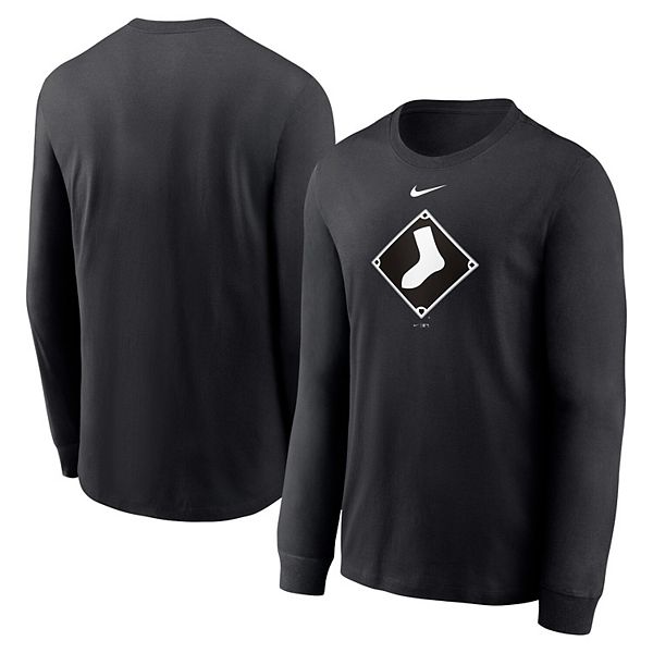 Men's Nike Black Chicago White Sox Alternate Logo Long Sleeve T-Shirt