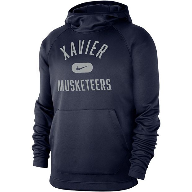 Men's Navy Xavier Musketeers Full-Zip Hoodie