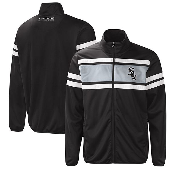 Chicago White Sox MLB Mens Majestic Black Full Zip Jacket Big &