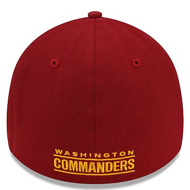 Men's New Era Burgundy Washington Commanders Team Classic 39THIRTY Flex Hat