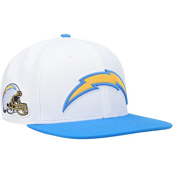 Men's Pro Standard White/Powder Blue Los Angeles Chargers 2Tone Snapback Hat