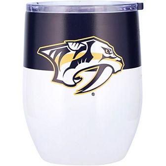 Nashville Predators 16oz. Colorblock Stainless Steel Curved Tumbler