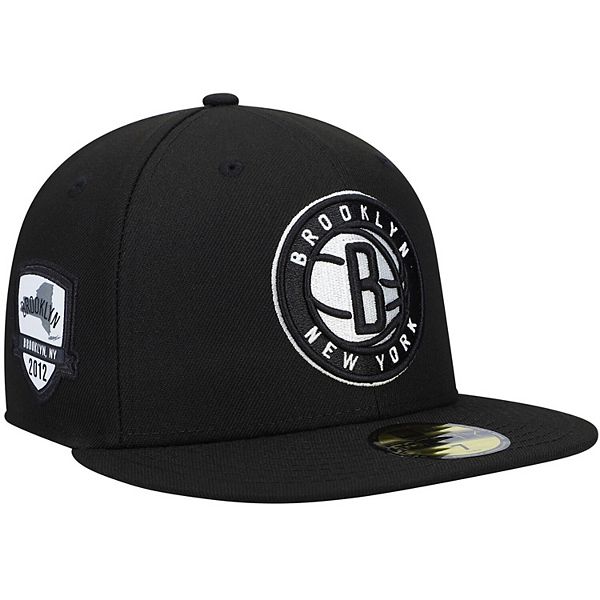 Shop New Era 59Fifty Brooklyn Nets City Edition Fitted Hat