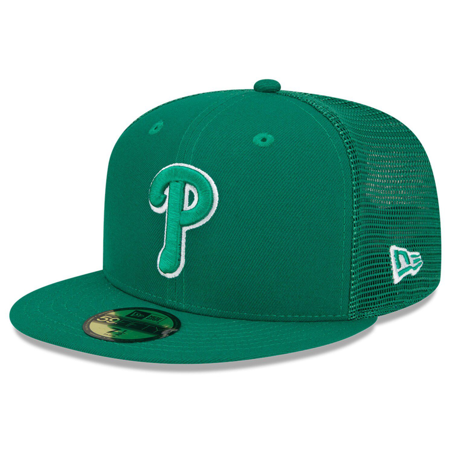 Men's New Era White/Green Philadelphia Phillies 2008 World Series  Watermelon Lolli 59FIFTY Fitted Ha