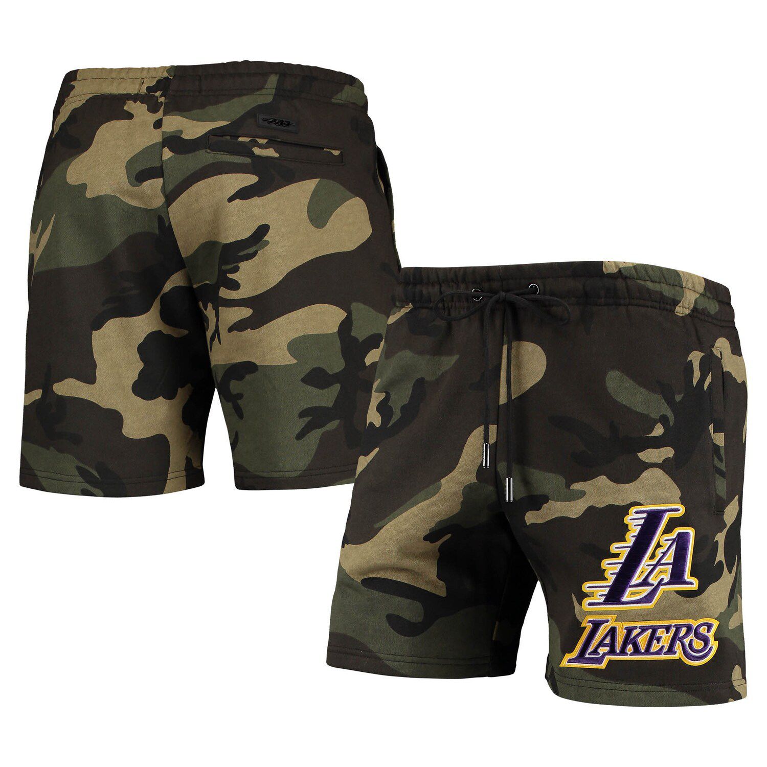 Men's Antigua Black Los Angeles Lakers Team Logo Victory Pullover Hoodie Size: 3XL