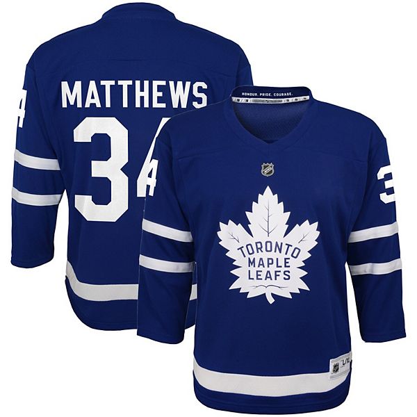 Toronto Style Maple Leafs #34 Auston Matthews Men's Blue