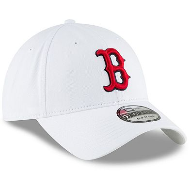 Men's New Era White Boston Red Sox Fashion Core Classic 9TWENTY Adjustable Hat
