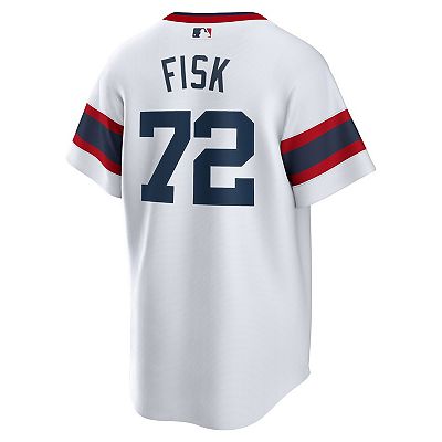 Carlton fisk white sox jersey top