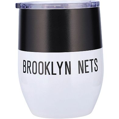 Brooklyn Nets 16oz. Colorblock Stainless Steel Curved Tumbler