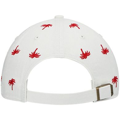 Women's '47 White Tampa Bay Buccaneers Confetti Clean Up Adjustable Hat