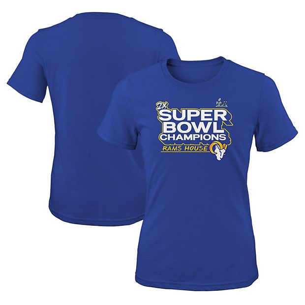  Fanatics Men's Black Los Angeles Rams Super Bowl LVI Champions  Schedule T-Shirt : Sports & Outdoors