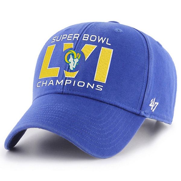 Youth '47 Royal Los Angeles Rams Basic MVP Adjustable Hat