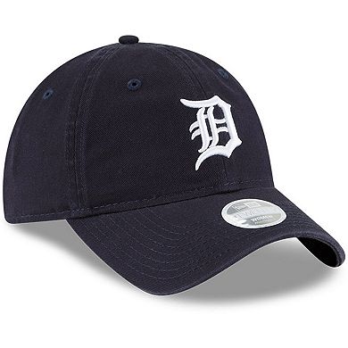 Women's New Era Navy Detroit Tigers Team Logo Core Classic 9TWENTY Adjustable Hat