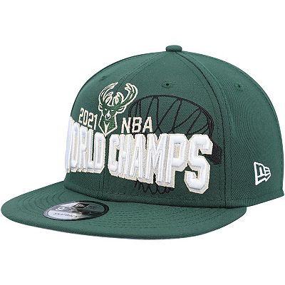 Youth New Era Hunter Green Milwaukee Bucks 2021 NBA Finals