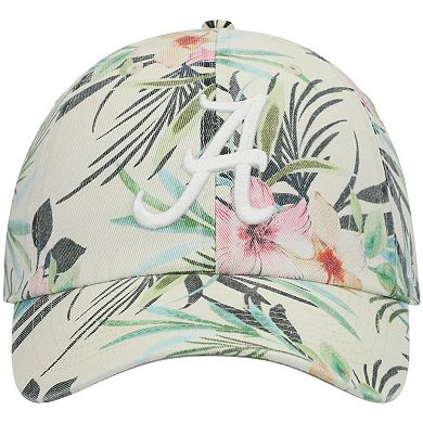 Women's '47 White Alabama Crimson Tide Bloom Clean Up Adjustable Hat