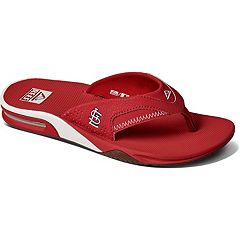 St. Louis Cardinals Women's Cursive Colorblock Slippers