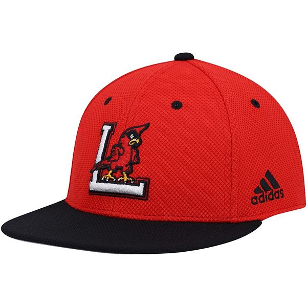Men's adidas Red Louisville Cardinals On-Field Baseball Fitted Hat