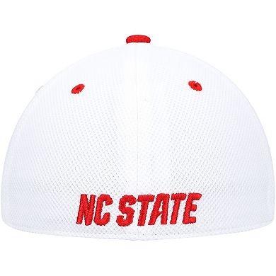 Men's adidas White/Red NC State Wolfpack On-Field Baseball Fitted Hat