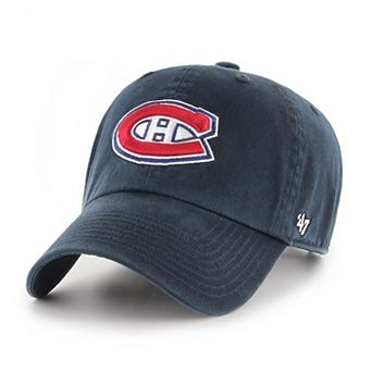 Men's '47 Navy Montreal Canadiens Team Clean Up Adjustable Hat