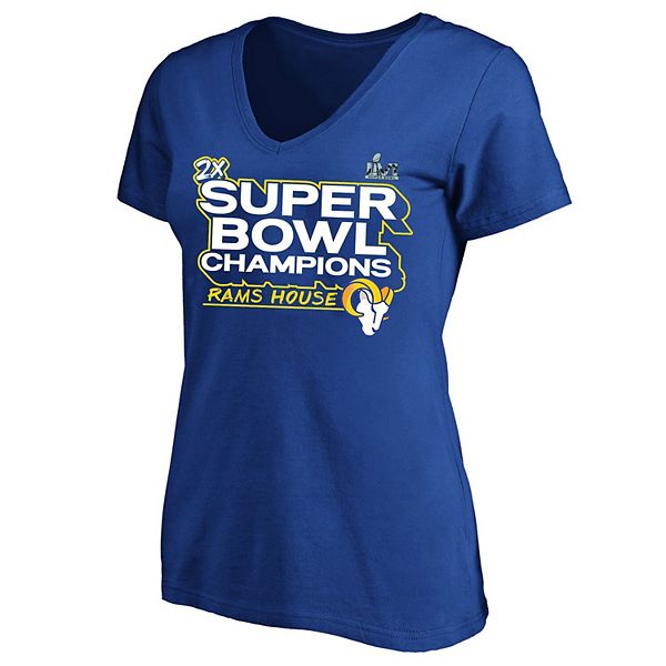 Women's Fanatics Branded Royal Los Angeles Rams Super Bowl LVI