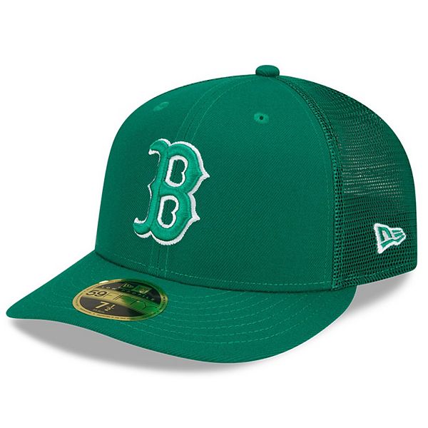 Boston Red Sox ST. Patrick's Dad Logo Green Bottom Dad Hat