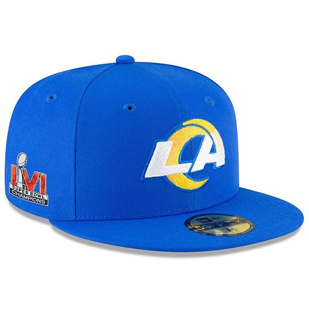 New Era Caps Super Bowl LVI Champions Los Angeles Rams 9FORTY Snapback Black