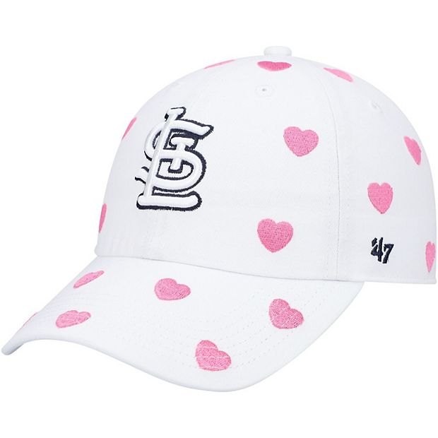 Girls Youth '47 White St. Louis Cardinals Surprise Clean Up Adjustable Hat