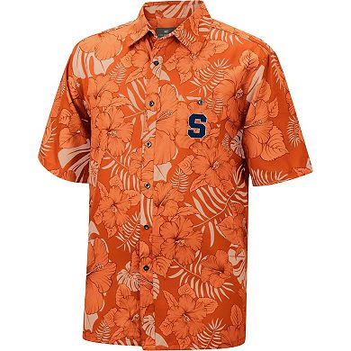 Men's Colosseum Orange Syracuse Orange The Dude Camp Button-Up Shirt